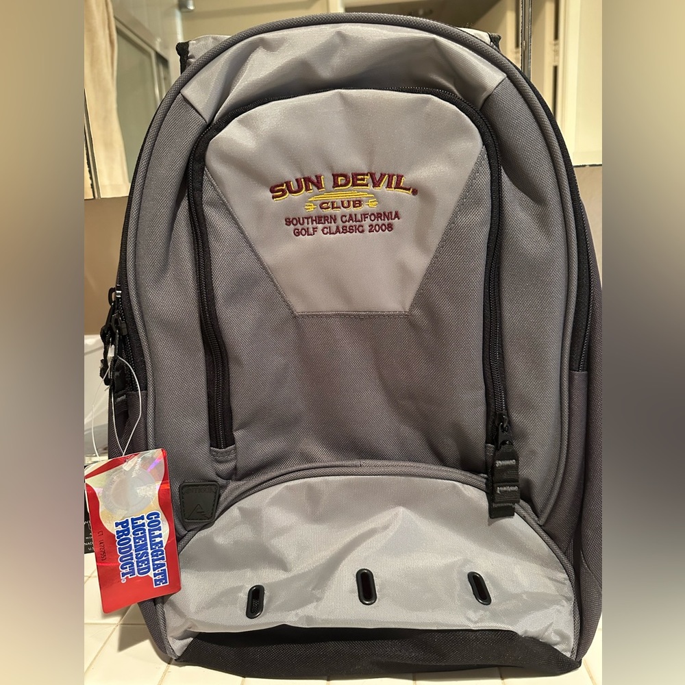 NWT Sun Devils Golf Classic Backpack